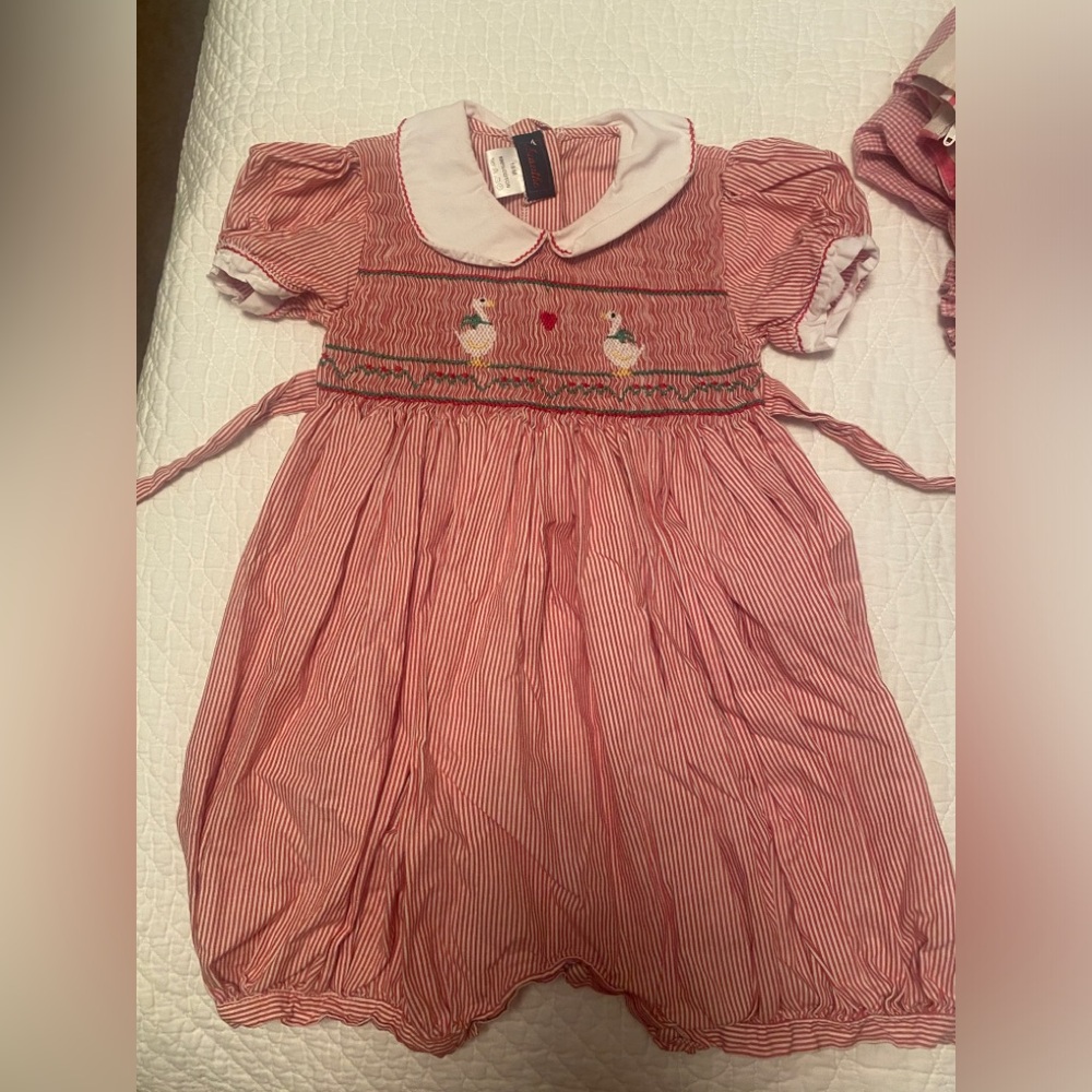 Smocked Duck Romper